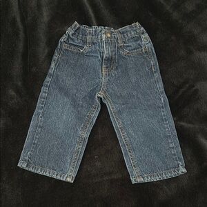 Nautica Blue Denim Jeans with Elastic Waistband and Relaxed Fit